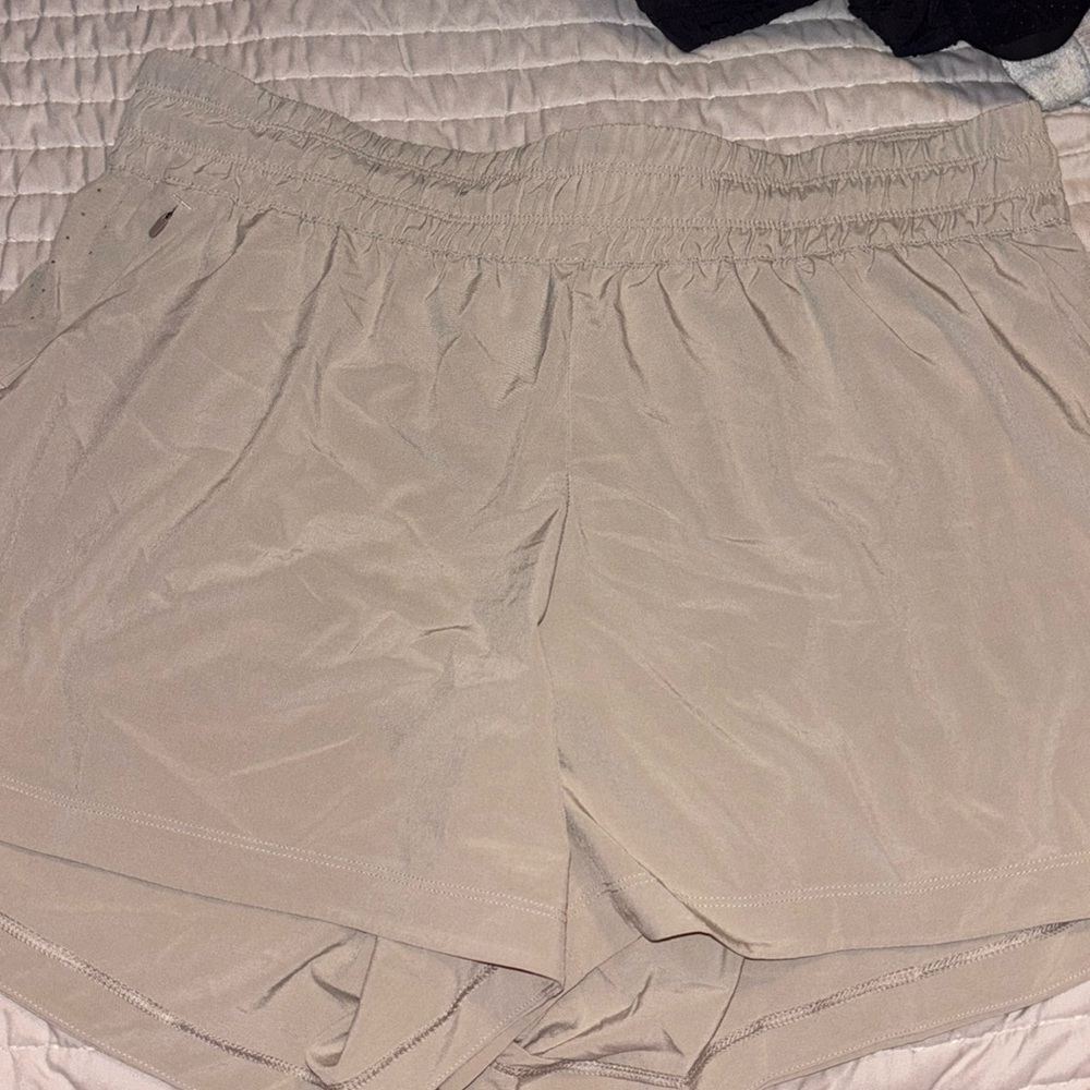 REI khaki athletic shorts